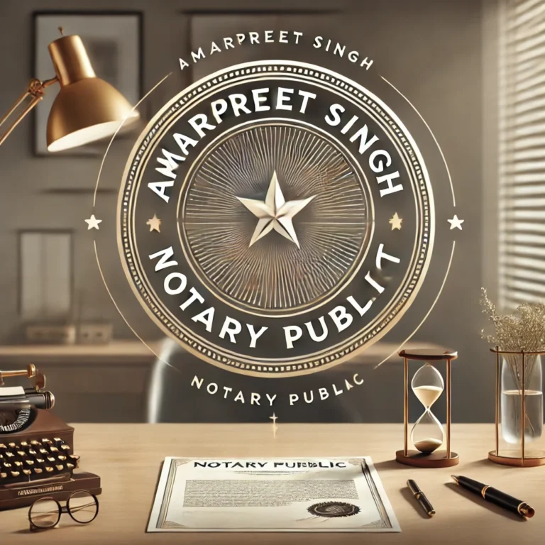 amarpreet singh notary public